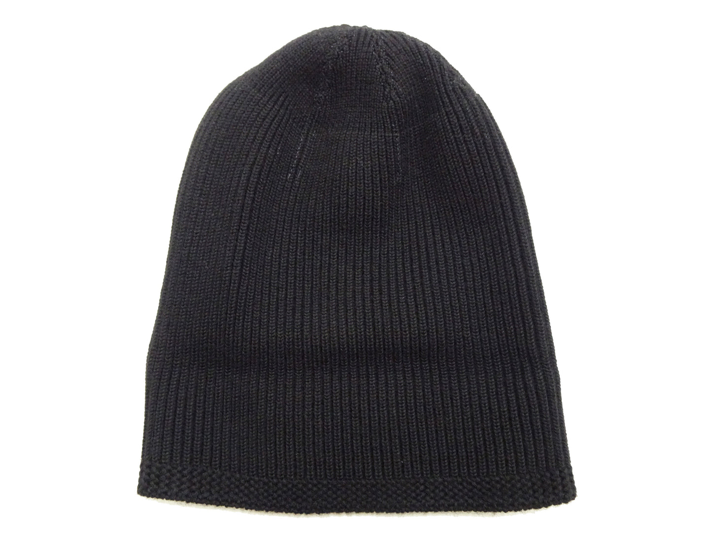 Buzz Rickson William Gibson Men's Plain Wool Knit Cap - U.S. Army Air Forces A-4 Model Reinterpreted in Black BR02272