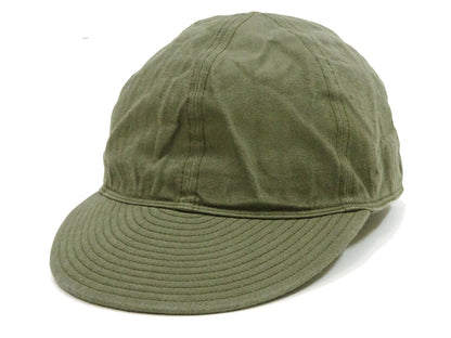 Buzz Rickson Men's Cap, Mechanic's, Summer, Type A-3 Military Hat BR02536 Olive