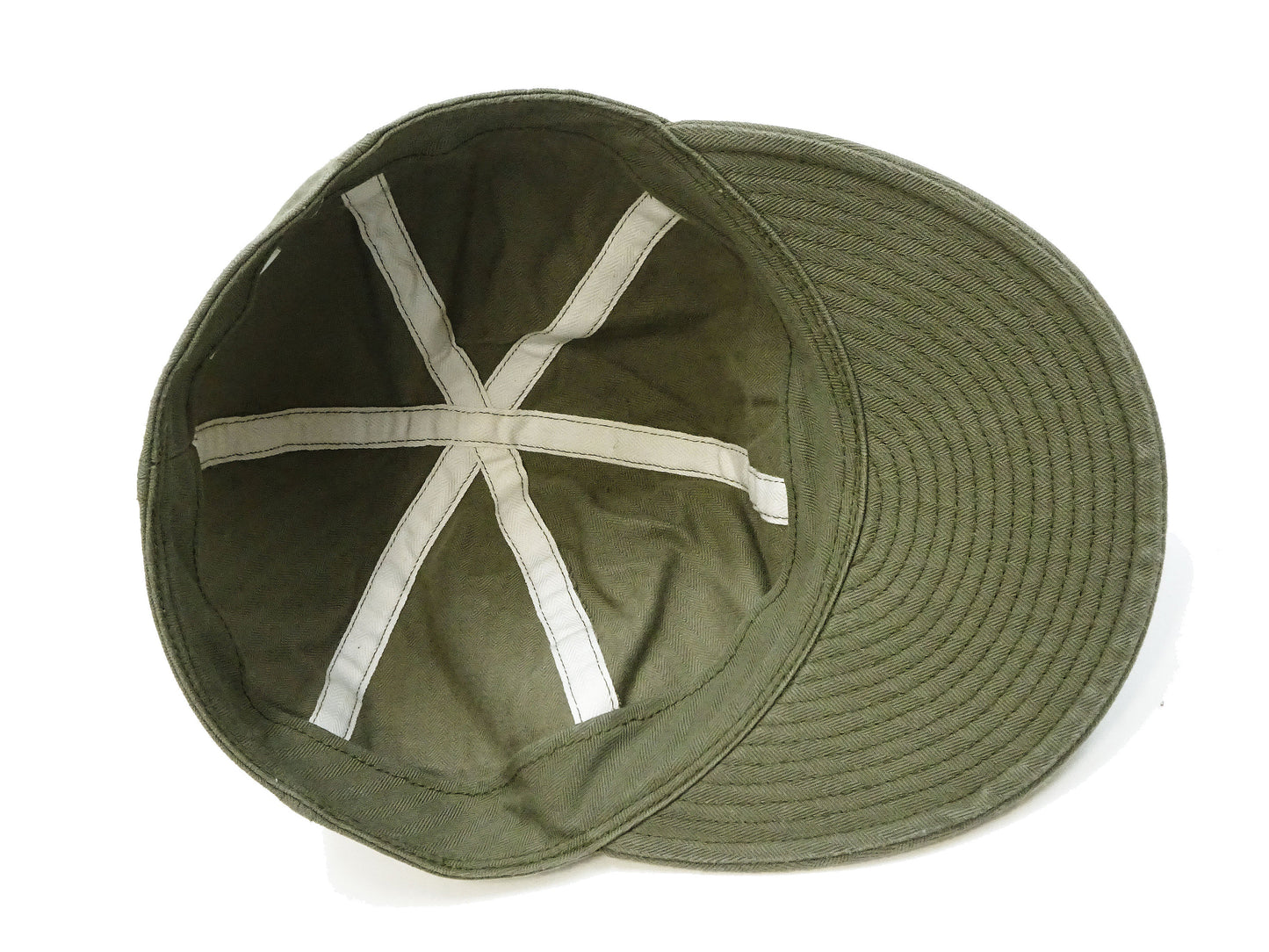 Buzz Rickson Men's Cap, Mechanic's, Summer, Type A-3 Military Hat BR02536 Olive