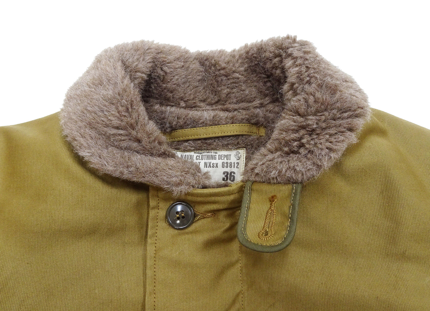 Buzz Rickson N-1 Deck Jacket DEMOTEX-ED Men's Reproduction of US Navy N1 Khaki BR15345