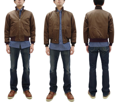 Buzz Rickson Tanker Jacket - Men's Reproduction of the U.S. Army's Rare Brown Version BR15760