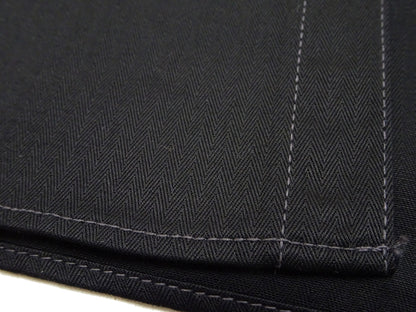 Buzz Rickson Herringbone Work Shirt - Men's Casual Military-Inspired Solid HBT Short-Sleeve Button-Up Shirt BR39530 119) Black