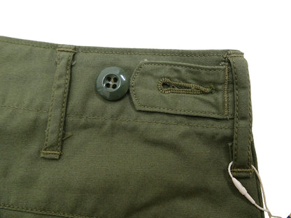 Buzz Rickson Men's Cargo Shorts - Reproduction of Civilian Reinterpretation of U.S. Army Vietnam Tropical Jungle Fatigue Trousers BR52550 Olive