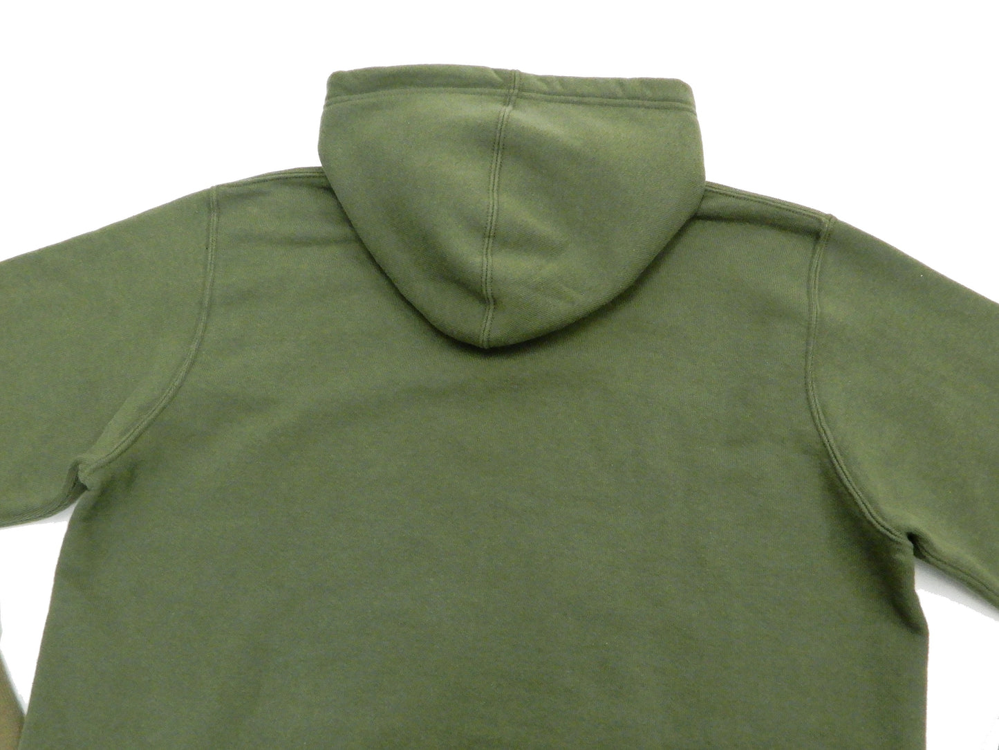 Buzz Rickson Plain Pullover Hoodie Men's Loop-wheeled Vintage Style Hooded Sweatshirt BR68914 149-Faded-Olive