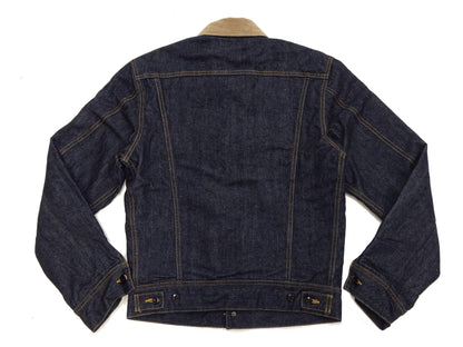 Studio D'Artisan Men's Blanket-Lined Denim Western Jacket - 14oz Left-Hand Twill, Inspired by Lee 101 Storm Rider, Modern Slim Fit, Made in Japan (SDA D4187)