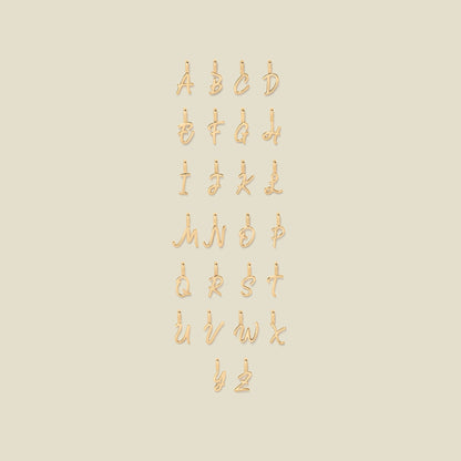 Script Initial T Charm
