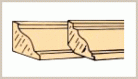 Basswood - Trim - 5/16" Crown Moulding