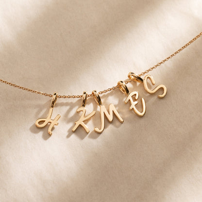 Script Initial F Charm