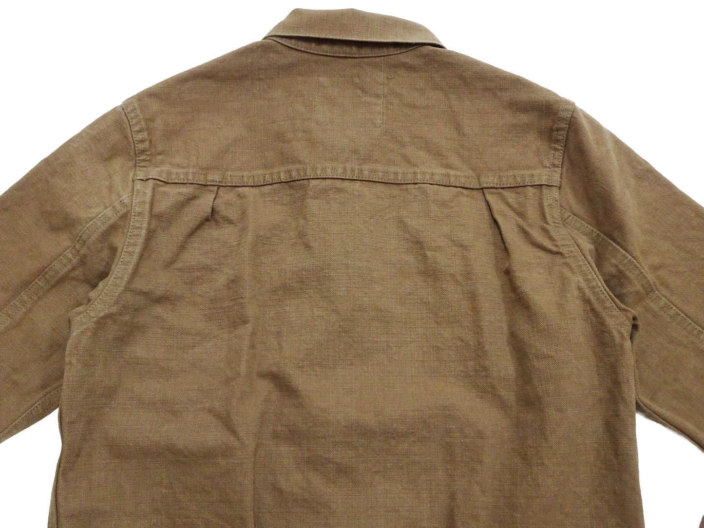 ONI Denim Men's Type I-Inspired Jacket Brown-Khaki 13 oz. Sulfur-Dyed Heavy Oxford Made in Japan (ONI-01507L-HOX-BRK)