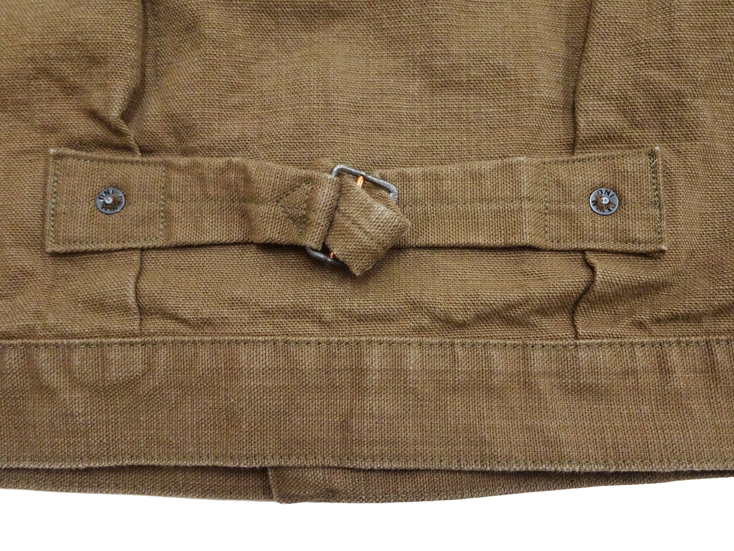 ONI Denim Men's Type I-Inspired Jacket Brown-Khaki 13 oz. Sulfur-Dyed Heavy Oxford Made in Japan (ONI-01507L-HOX-BRK)
