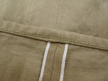 ONI Denim Selvedge Chino Pants - Men's Relaxed Straight Fit, Button Fly, Casual 8oz Selvage Chino Twill Trousers - ONI266SVC-KHB khaki-Beige