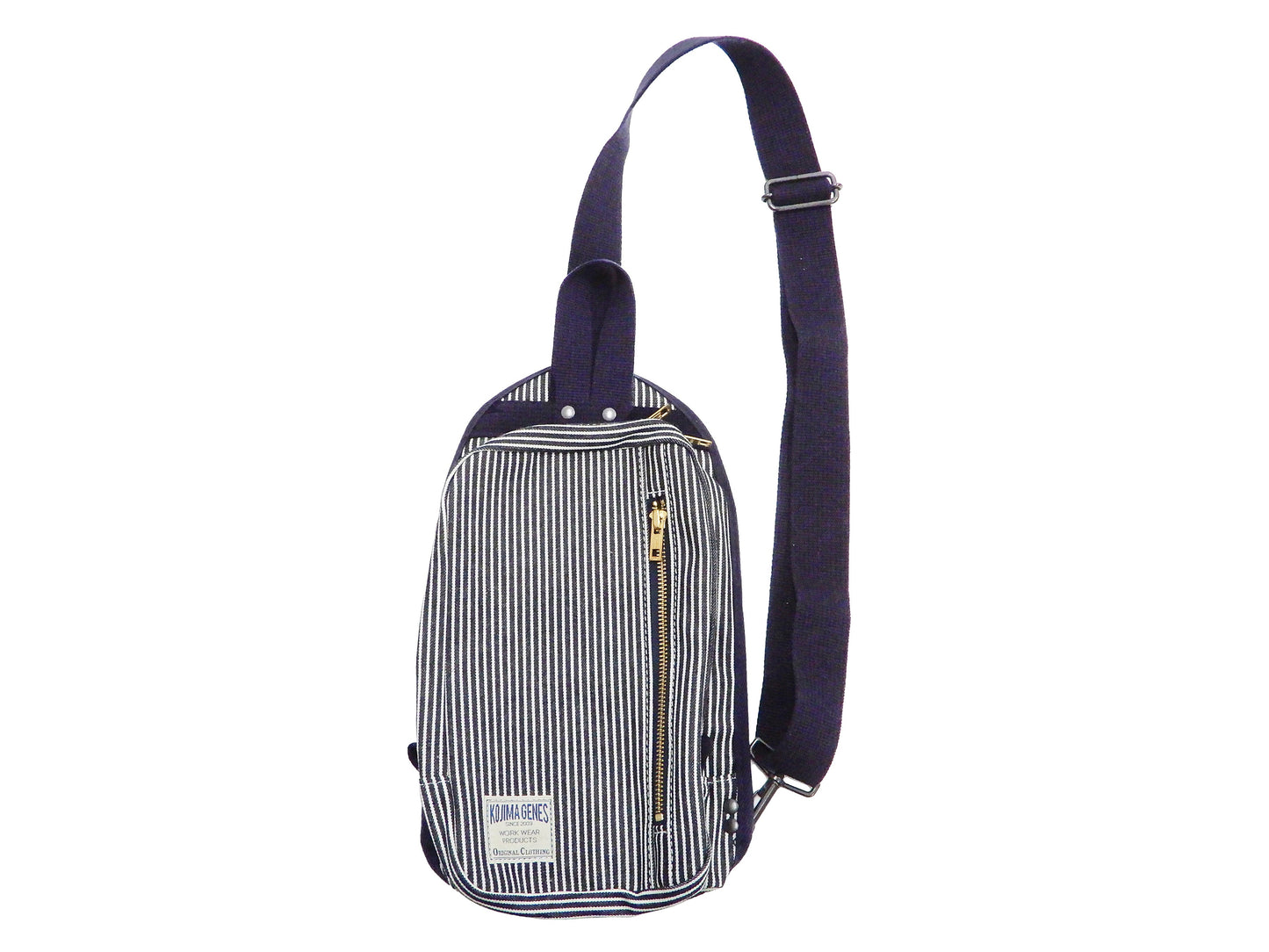 Kojima Genes Sling Bag Men's Casual Small Crossbody Backpack rnb953 RNB-953 Hickory-Stripe