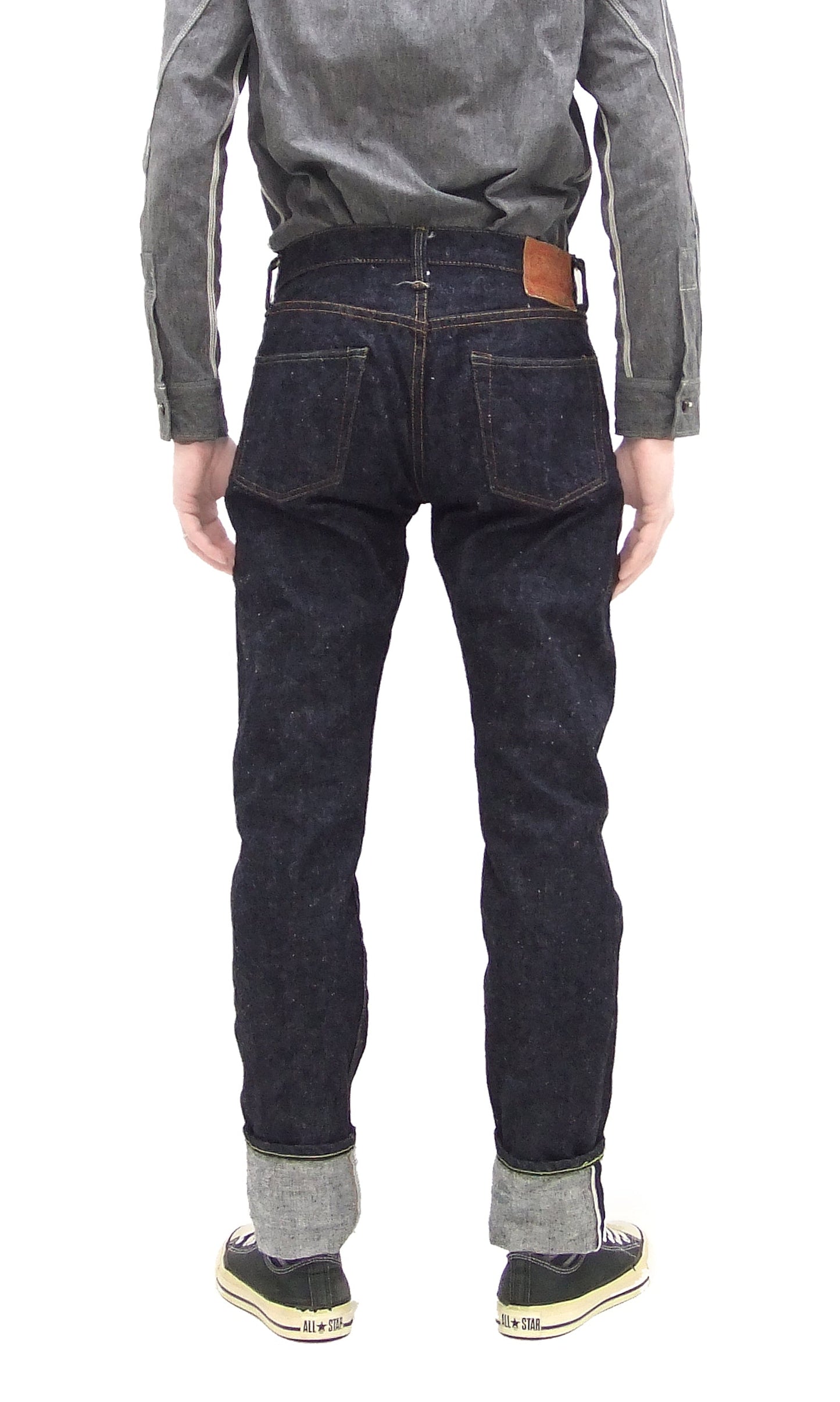 Samurai Jeans S0511XXII Men's Slim Tapered Fit One-Washed 15 Oz. Japanese Indigo Denim Pants