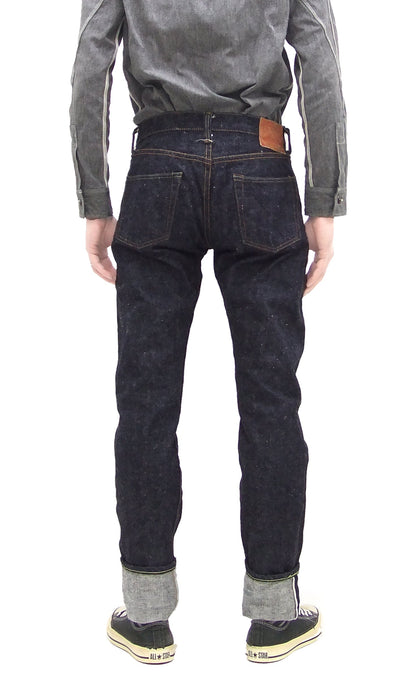 Samurai Jeans S0511XXII Men's Slim Tapered Fit One-Washed 15 Oz. Japanese Indigo Denim Pants