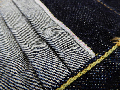 Sugar Cane Denim Trucker Jacket Men's Type 2 1953 Style Jean Jacket SC11953A 421 One Wash Deep blue indigo