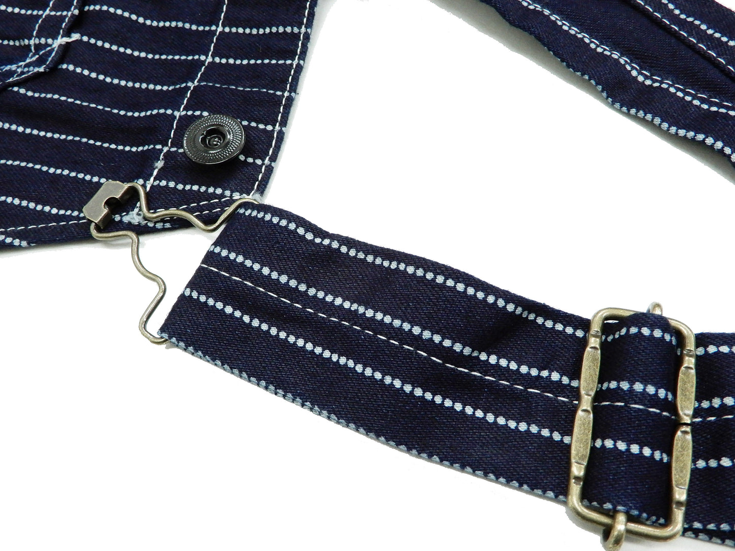 Sugar Cane Bib Overalls Men's Classic Railroad Wabash Stripe Overall SC41960