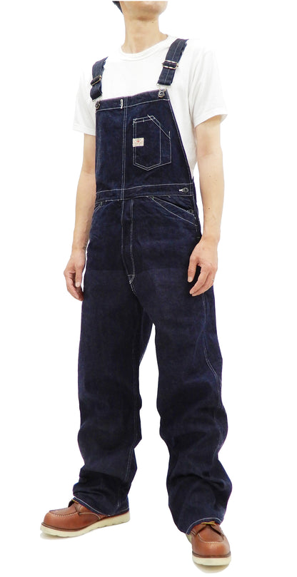 Sugar Cane Overall Men's 11 Oz. Blue Denim Bib Overalls Toyo Enterprises SC42242