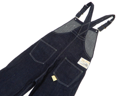 Sugar Cane Overall Men's 11 Oz. Blue Denim Bib Overalls Toyo Enterprises SC42242