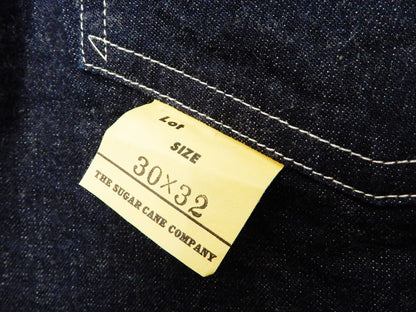 Sugar Cane Overall Men's 11 Oz. Blue Denim Bib Overalls Toyo Enterprises SC42242