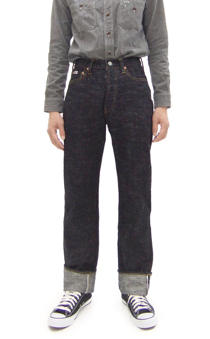 Studio D'Artisan GL3 Jeans SD-1001 - Men's Regular Straight Fit, GL-3 15oz Japanese Selvedge Denim, One-Wash Indigo