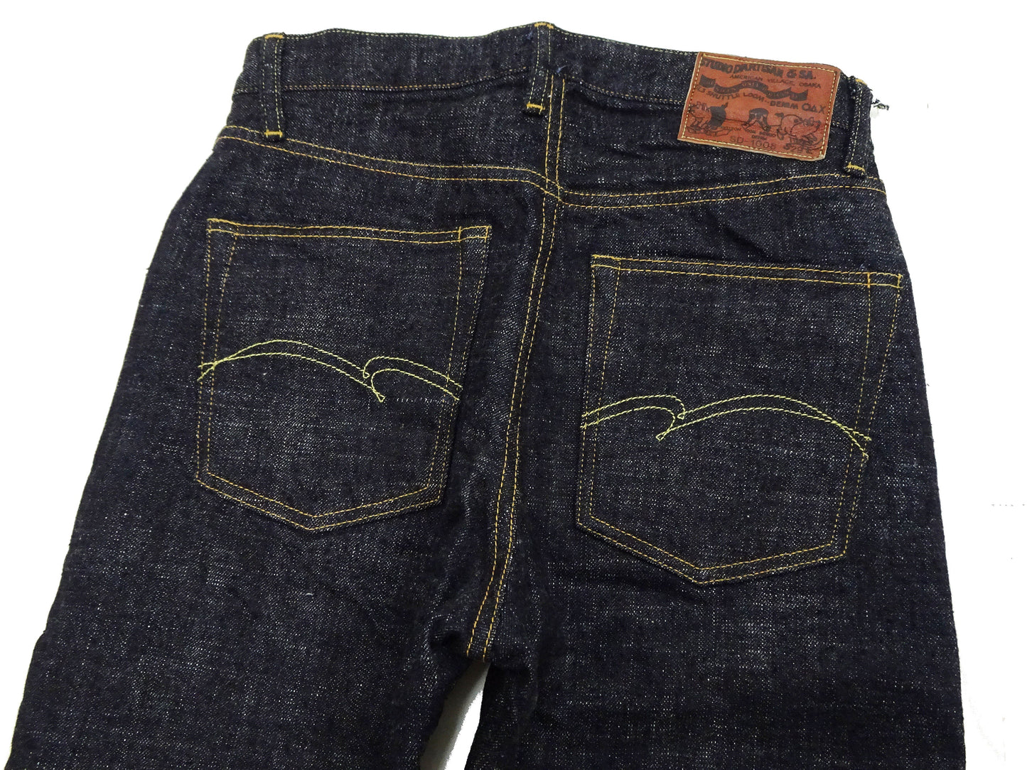 Studio D'Artisan GL3 Tapered jeans SD-1008 - Men's Relaxed Tapered fit, GL-3 15oz Japanese Selvedge Denim, One-Wash Indigo