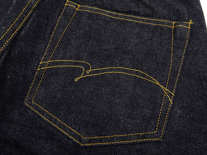 Studio D'artisan Jeans Men's Regular Straight Fit Button-Fly 15oz. Jpanese Selvedge Denim Jean Pants SDA SD-101 One-Wash
