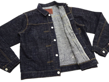 Studio D'Artisan Men's Type I Denim Jacket - 15oz Selvedge Denim Toyoda GL3 Woven, Made in Japan (SDA SD-4101 One-Wash)
