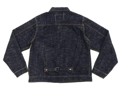 Studio D'Artisan Men's Type I Denim Jacket - 15oz Selvedge Denim Toyoda GL3 Woven, Made in Japan (SDA SD-4101 One-Wash)