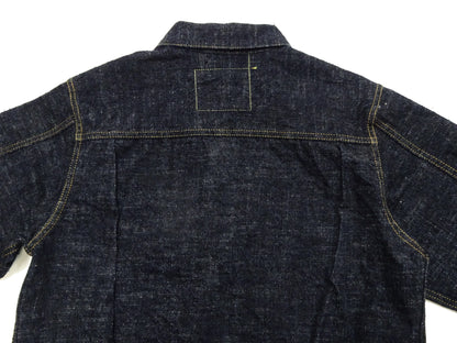 Studio D'Artisan Men's Type I Denim Jacket - 15oz Selvedge Denim Toyoda GL3 Woven, Made in Japan (SDA SD-4101 One-Wash)