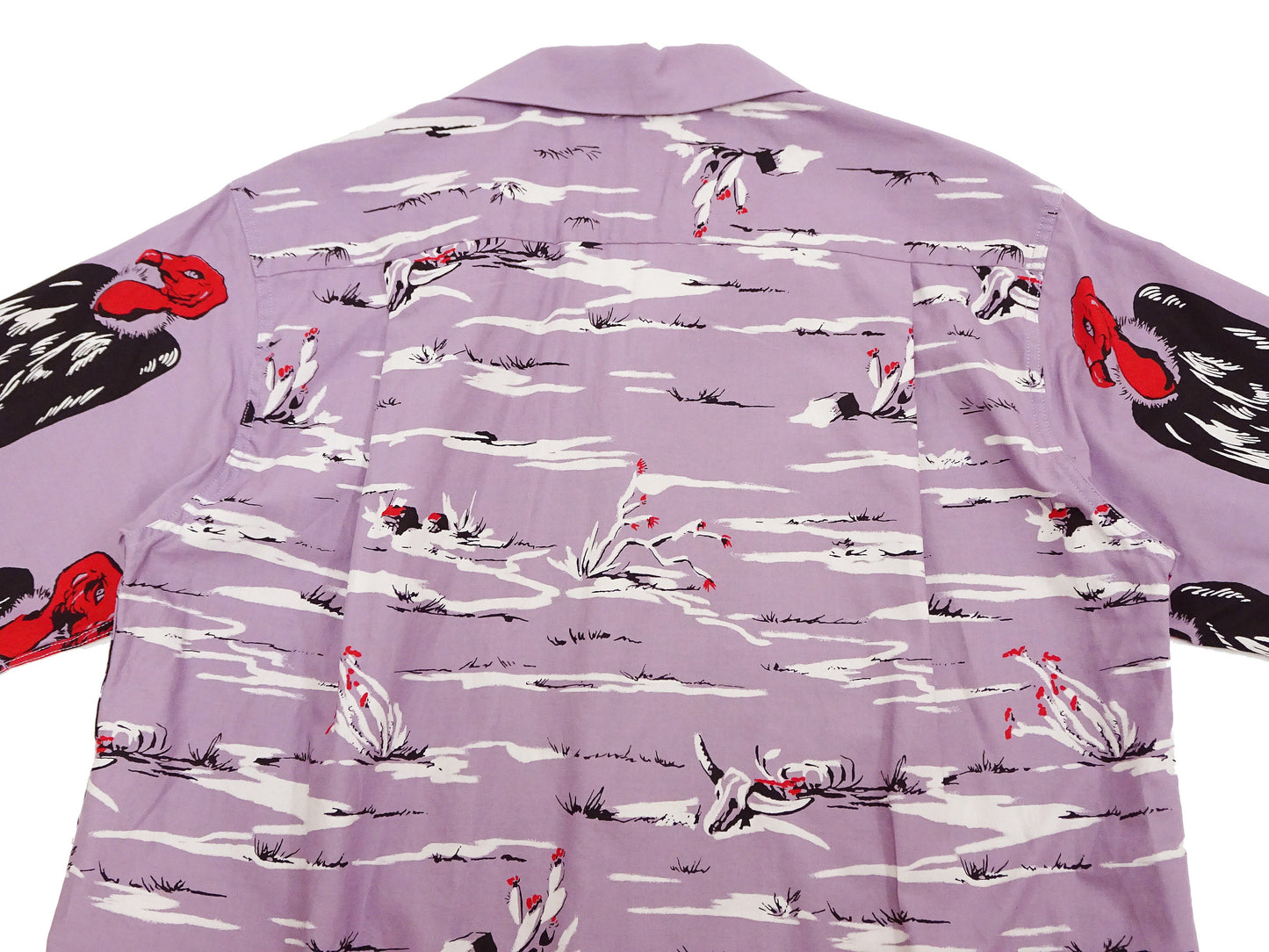 Star of Hollywood Shirt Men's 1950s Condor Graphic Short Sleeve Front Button Closure Shirt SH39311 175 Purple