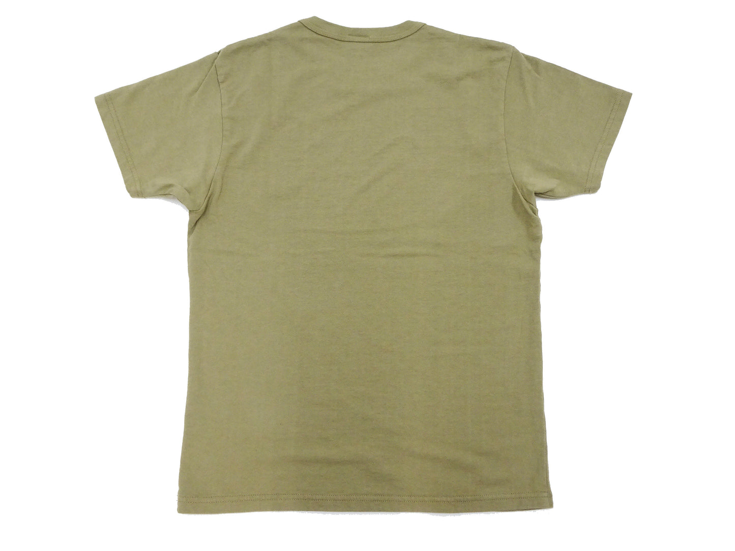 Samurai Jeans T-shirt Men's Plain Short Sleeve French Terry Fabric Tee Inlay Loopwheele T-Shirt SJST24-RIM Aokuchiha Faded-Olive