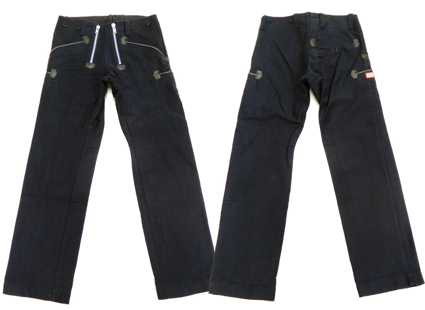 Samurai Jeans Men's Double Zipper Pants German Workwear Guild Trousers SWC505C19-DP