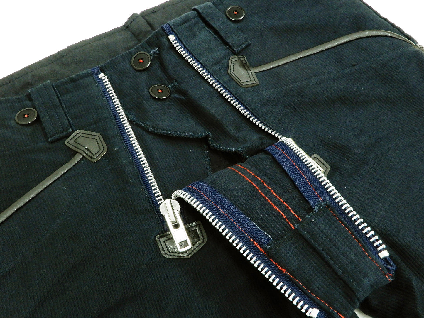 Samurai Jeans Men's Double Zipper Pants German Workwear Guild Trousers SWC505C19-DP