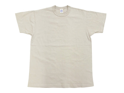 TOYS McCOY Plain T-Shirt Men's Garment-Dyed Heavyweight Short Sleeve Loopwheel Solid Color Tee TMC2343 040 Faded-Sand-Beige