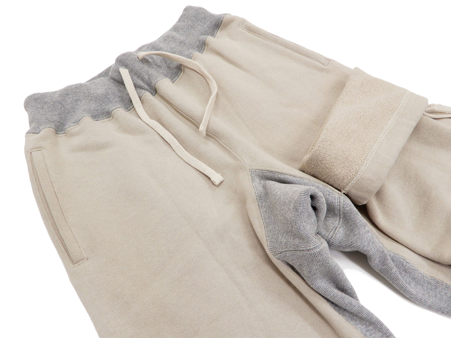 TOYS McCOY Sweatpants Men's Vintage Inspired Plain Straight-Leg Drawstring Pants TMC2380 040 Sand