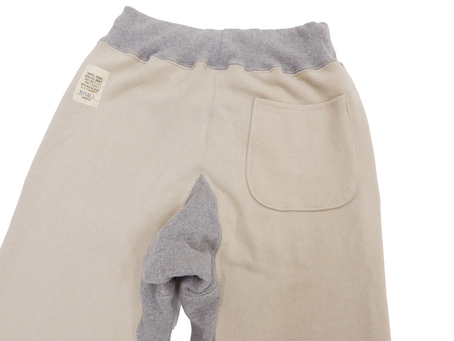 TOYS McCOY Sweatpants Men's Vintage Inspired Plain Straight-Leg Drawstring Pants TMC2380 040 Sand