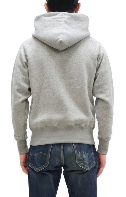 TOYS McCOY Steve McQueen Pullover Hoodie - Extra Heavyweight 14.8oz Loopwheeled Fleece Hooded Sweatshirt - Made in Japan - (TMC2542 021 Ash Heather Gray)