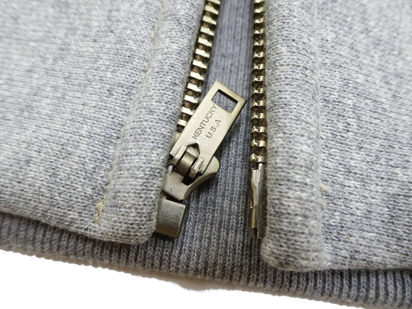 TOYS McCOY Men's Heavyweight Full Zip Hoodie - Vintage-Style Zip-Up Solid Hooded Sweatshirt TMC2567 020 Heather Gray