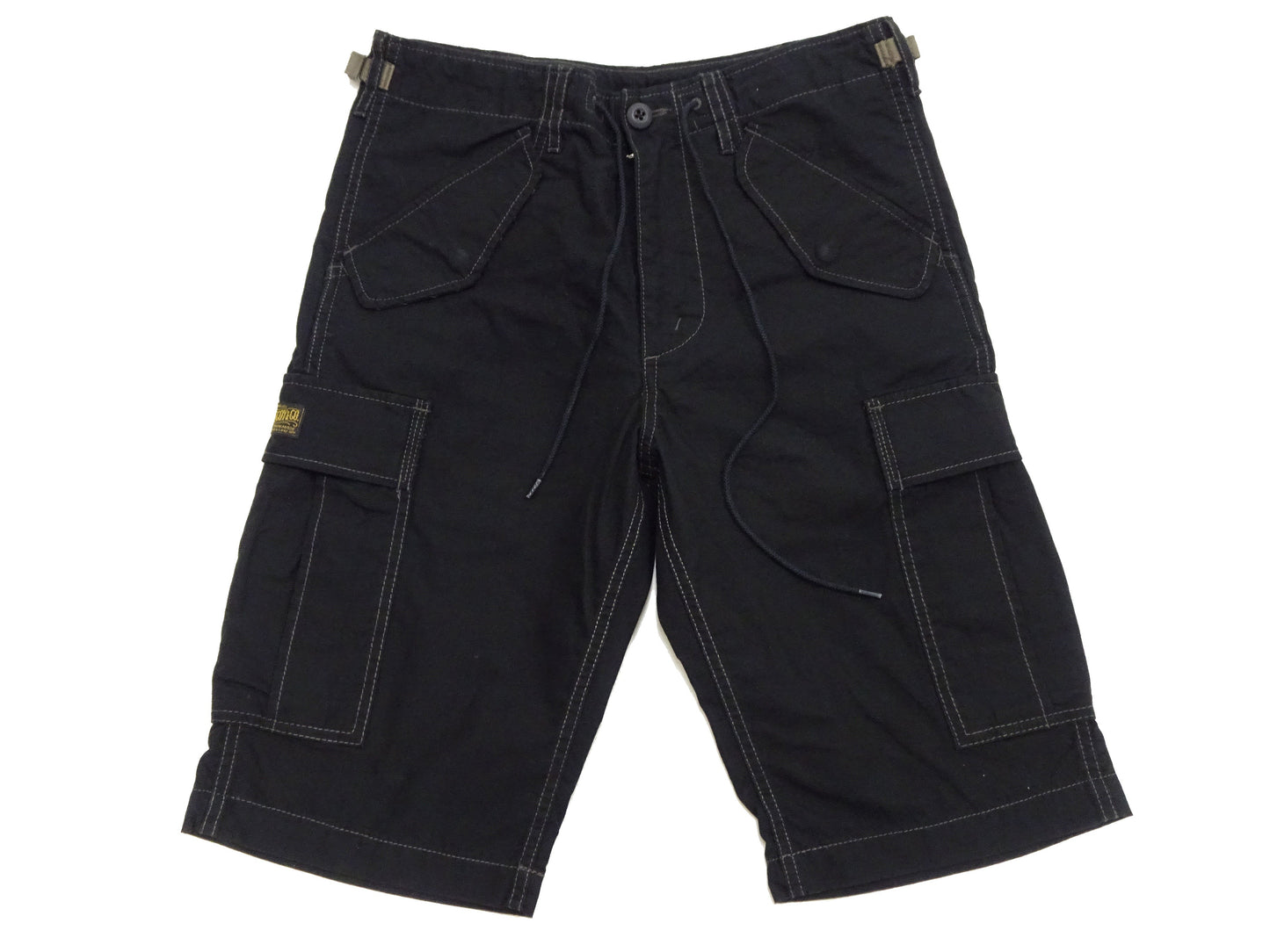 TOYS McCOY Cargo Shorts Men's Classic U.S. Army Fatigue-Inspired Casual Short Pants TMP1802 030 Black