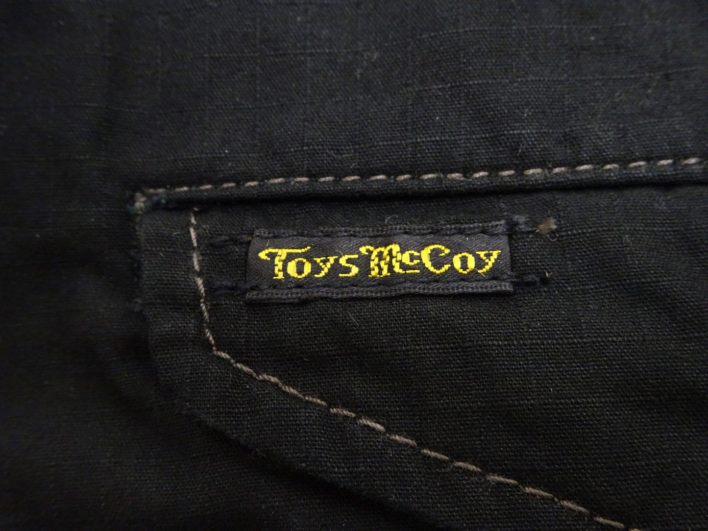 TOYS McCOY Cargo Shorts Men's Classic U.S. Army Fatigue-Inspired Casual Short Pants TMP1802 030 Black