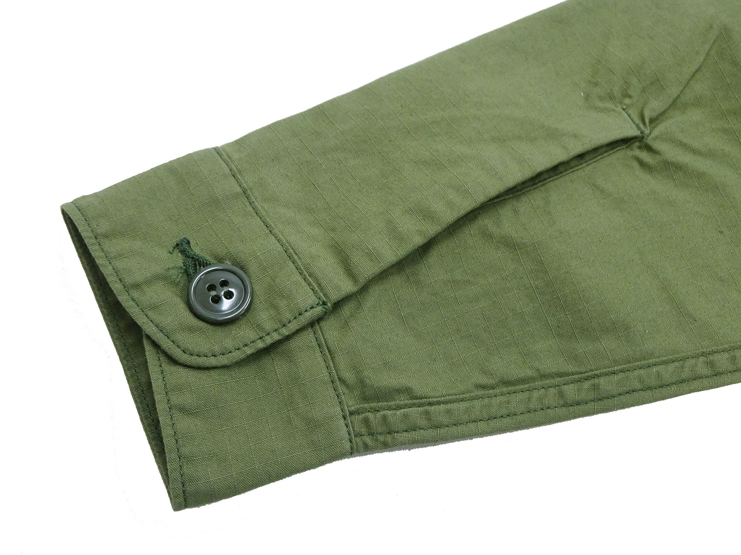 TOYS McCOY Utility Shirt Men's Custom Patched Printed Long Sleeve Button Up Shirt TMS2303 160 Olive