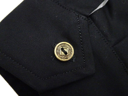 Tailor Toyo Men's Mid-1960s Cotton Vietnam Jacket "Vietnam Map" - Embroidered Vietnam Souvenir Tour Jacket, Pleiku-Inspired Reproduction (TT15892 119 Black)