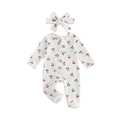 CHERRIES Ruffle Jumpsuit