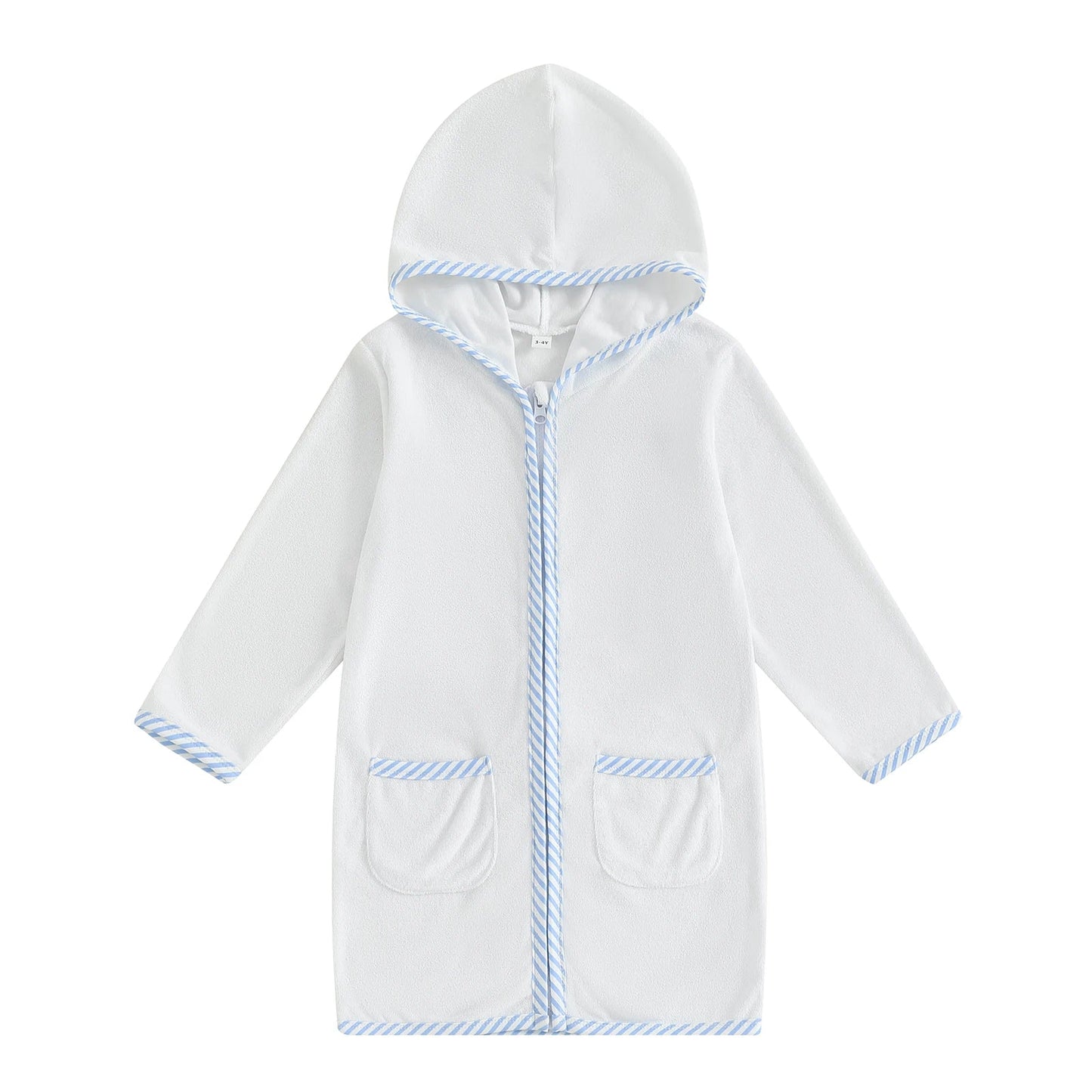 POOL TIME Zipper Bathrobe