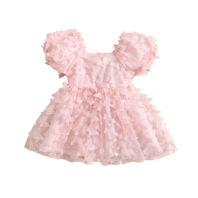 BUTTERFLY Puff Sleeve Dress