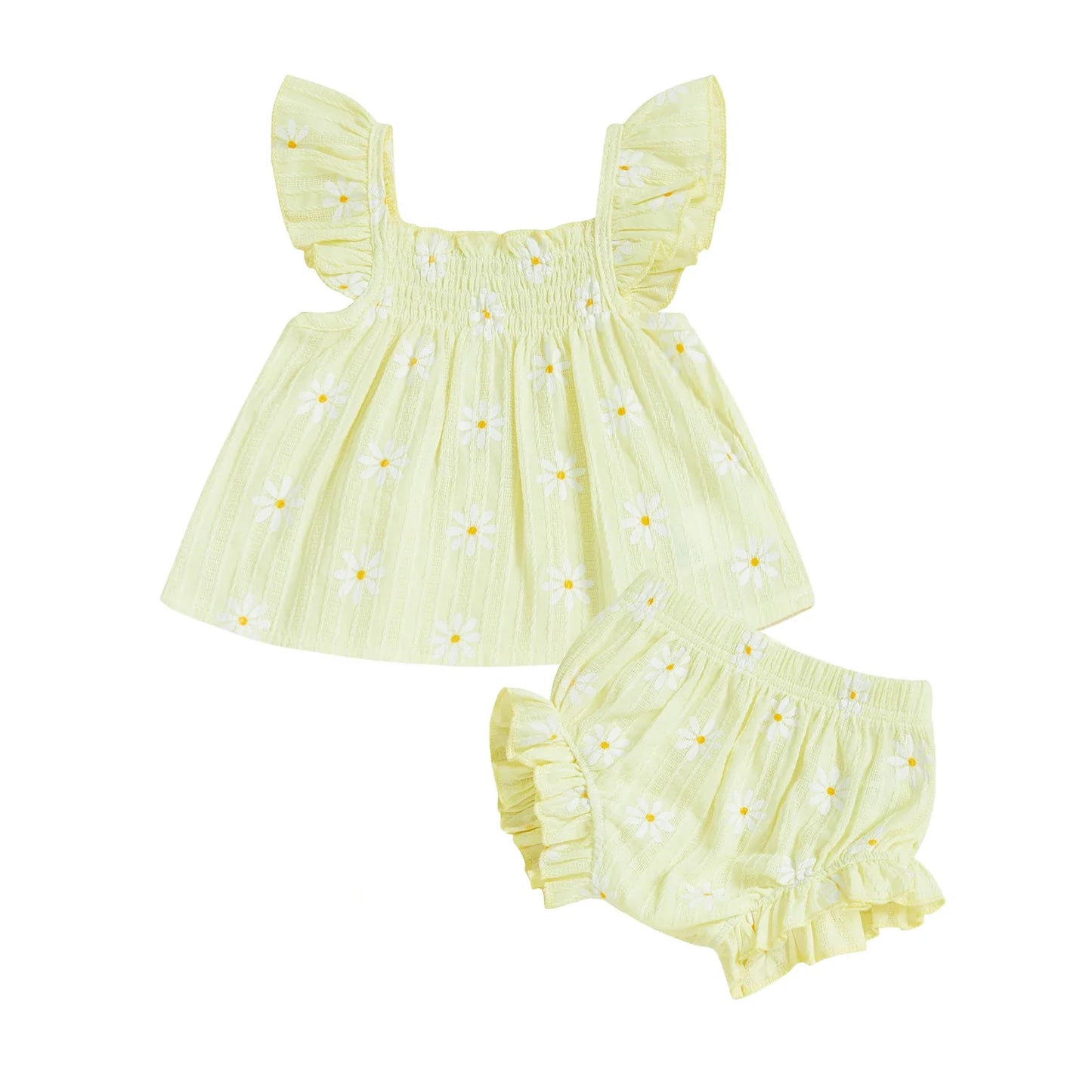 DAISY Ruffle Sleeve Outfit