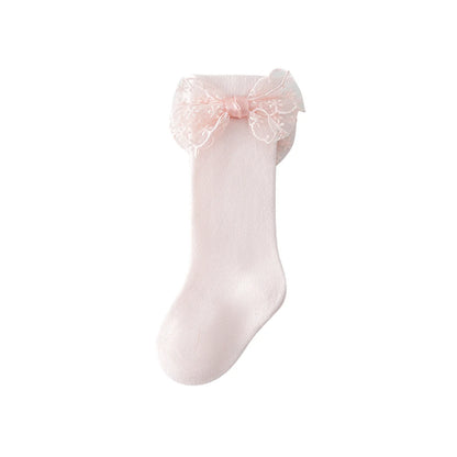 MARIETTA Lace Bowtie Socks