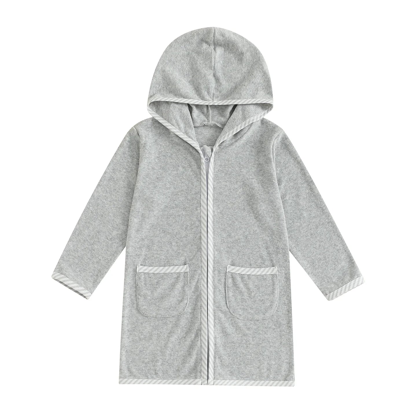 POOL TIME Zipper Bathrobe