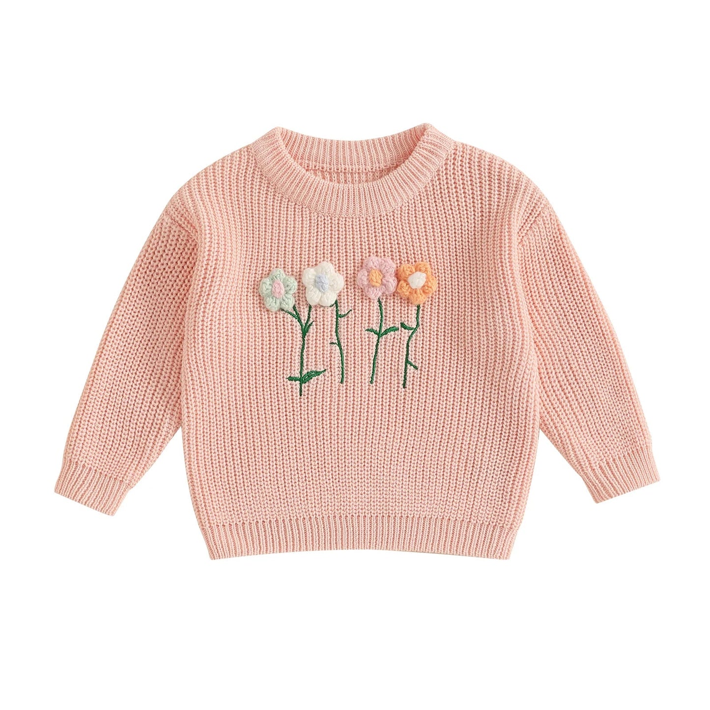 FLOWERS Knitted Sweater