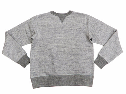 Whitesville Plain Sweatshirt Men's Loop-wheeled V-Insert Vintage Style WV67728 Heather-Gray